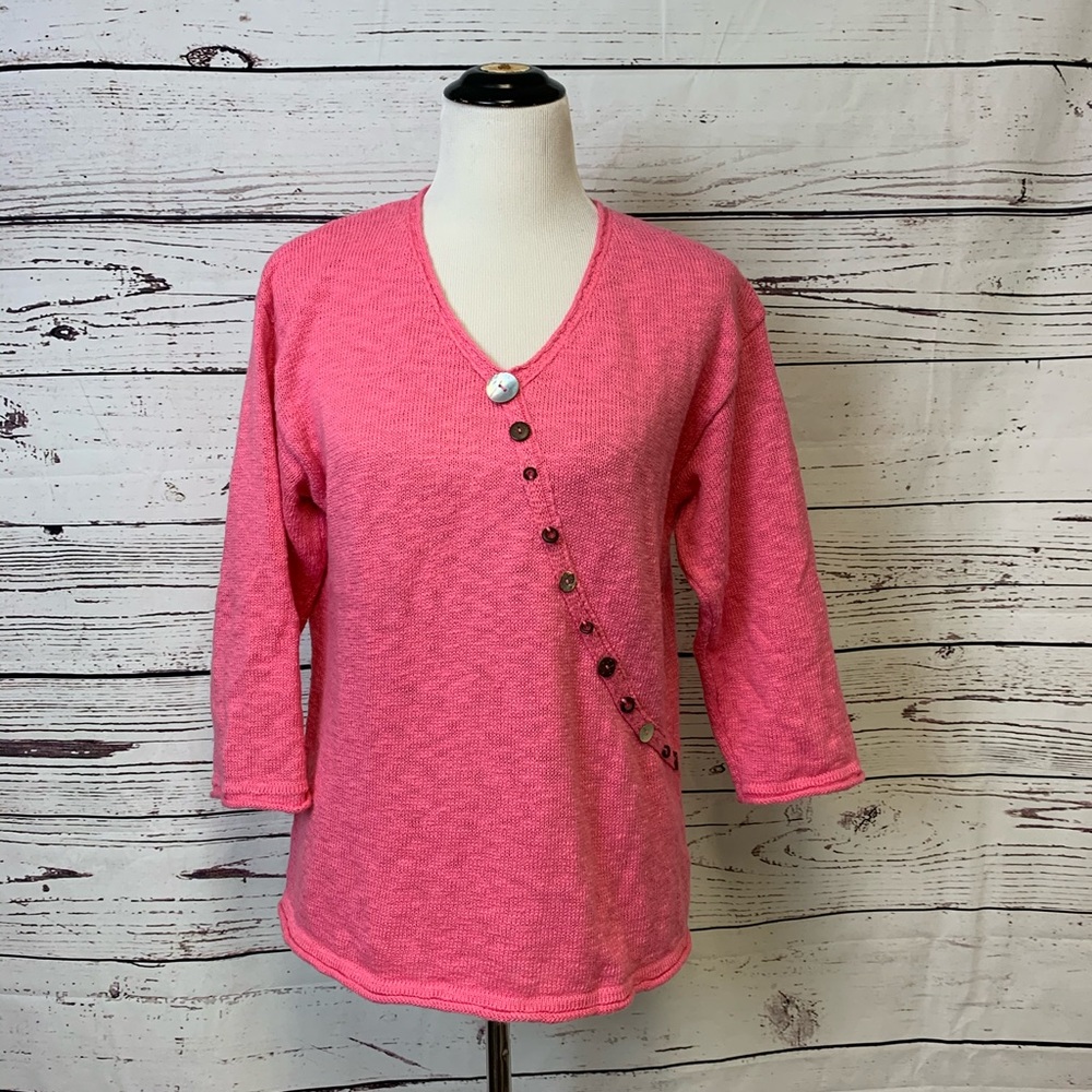 Lulu B Half Sleeve Light Sweater. Size S